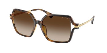 Das Bild zeigt die Ralph Sonnenbrille RA5319U 500313 leicht seitlich.